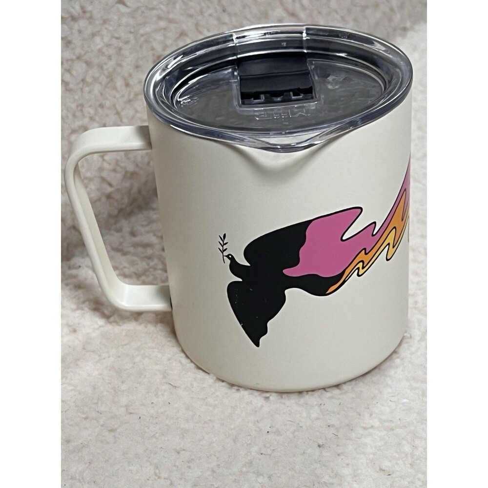 12oz MiiR Branded Black Stainless Steel La Columbe Coffee  Insulated Camping Mug